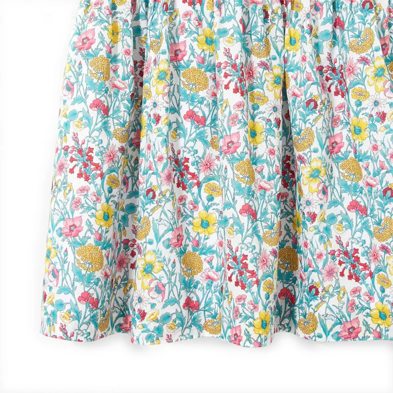 Girls' dress Cotton Green Floral Dress Princess Tank | Детская одежда и обувь