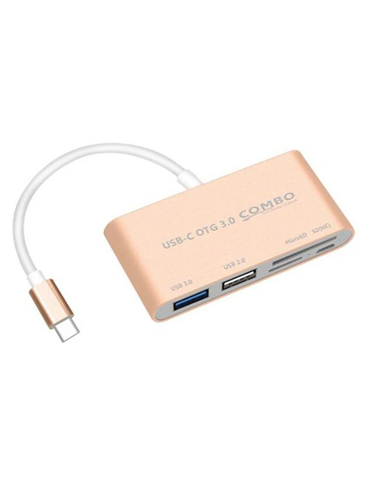 TYPE-C3.1 - USB3.02.0HUB + SD/TF  USB C hub