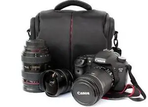 Новый Blach красный Водонепроницаемый Камера сумка для Canon DSLR и DSR 1100D 1000D 650D 600D 550D 500D