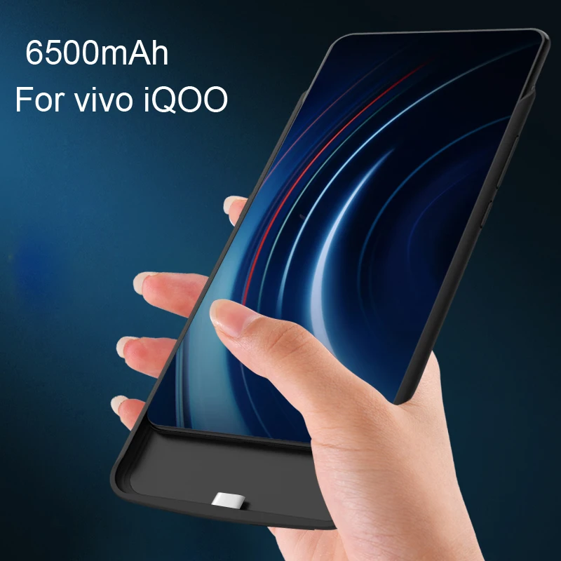 Высококачественный чехол с аккумулятором 6500 мАч для vivo iQOO Pack запасной