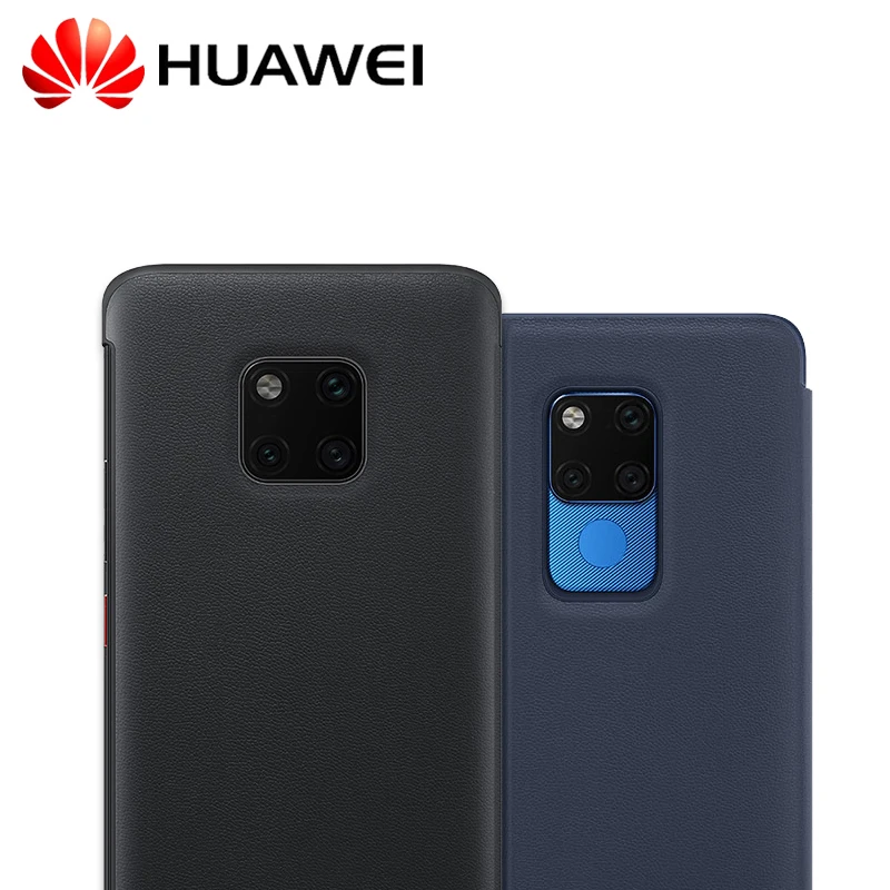 Оригинальный чехол huawei mate 20 Pro Официальный смарт-чехол для сна из искусственной