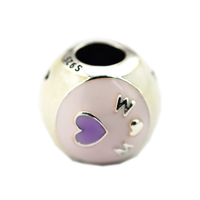 

Fashion Beads For Jewelry Making Love Mum Charm Fits Sterling Silver Bracelets For Woman DIY Jewelry Mother's Day Bead