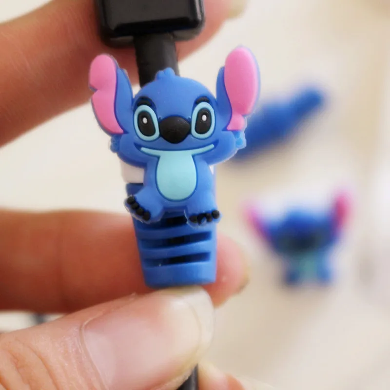 10 шт./лот мультяшный кабель протектор usb для зарядки передачи данных