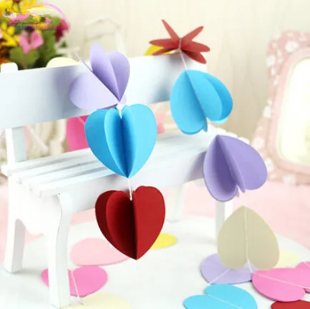 Гирлянда для вечеринки свадьбы украшения в виде звезд бабочки сердца