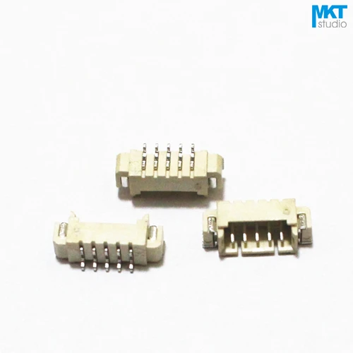 100 Шт. Горизонтальные SMD 1.25 мм Шаг контактов 5 P ПЕЧАТНОЙ ПЛАТЫ Мужской Коллектор