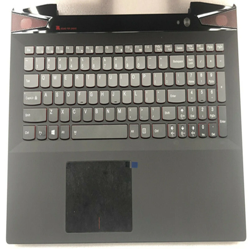 Для lenovo Ideapad Y50-70 США клавиатура с подсветкой ободок тачпад Упор для рук верхний чехол