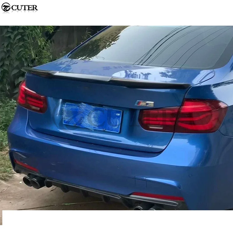 Задний спойлер E92 из углеродного волокна для задних крыльев багажника BMW 3 серии