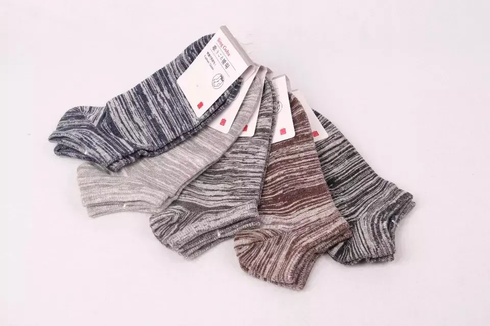 10 Пар/лот Толстые мужские носки народном стиле ретро градуированный песок цвет