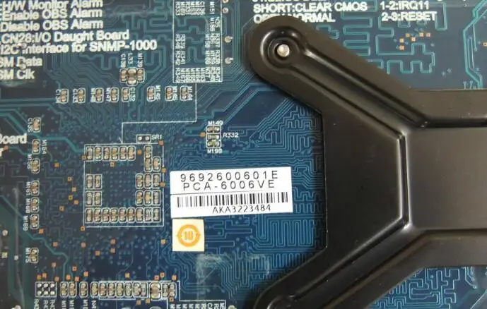 100% OK оригинальная IPC плата PCA-6006VE Rev. B2 полноразмерная CPU карта ISA промышленная