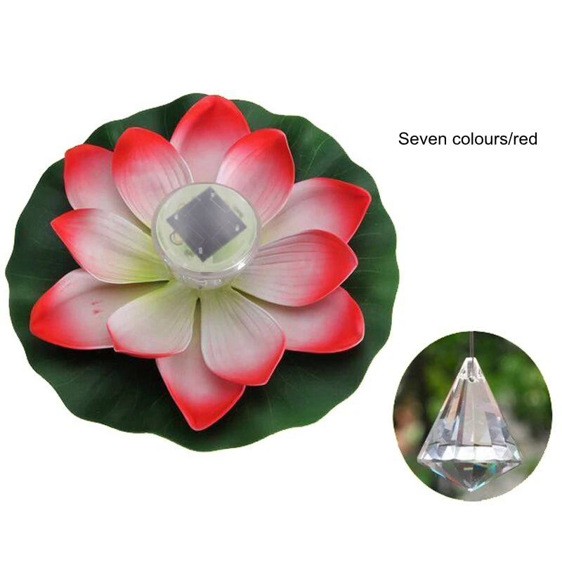 Солнечная Светодиодные Lotus Фонари воды float свет красочный LED Плавающий цветок праздник лампа для Двор садовый пруд бассейн ночник jinle