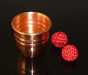 Супер медная отбивная чаша (диаметр 7 см) магический трюк s Cup and Balls Close Up Magic Props