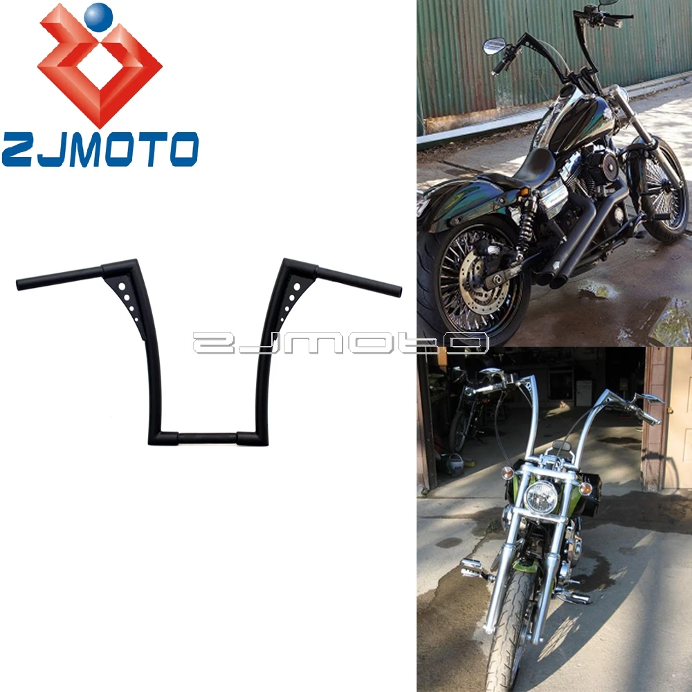 Подвесная вешалка для мотоцикла 16 дюймов Harley Sportster Softail Dyna Wide Glide Fat Bob FXST XL FLST|Руль