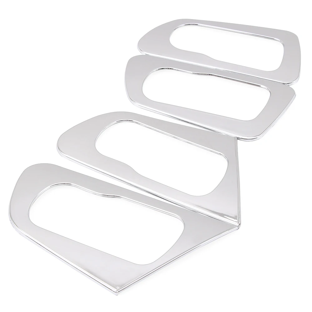 4 шт./компл. ABS Хромированная декоративная рамка для внутренней дверной ручки