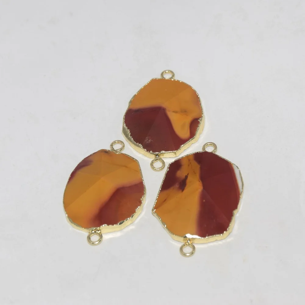 Желтый драгоценный камень Нерегулярные Ожерелье Разъем для ювелирные изделия