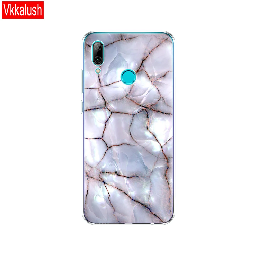 80010 Чехлы для Huawei P Smart, силиконовая Мягкая задняя крышка из ТПУ для Huawei P Smart Plus, чехол для Huawei P Smart Z, бампер - Цвет: 80010
