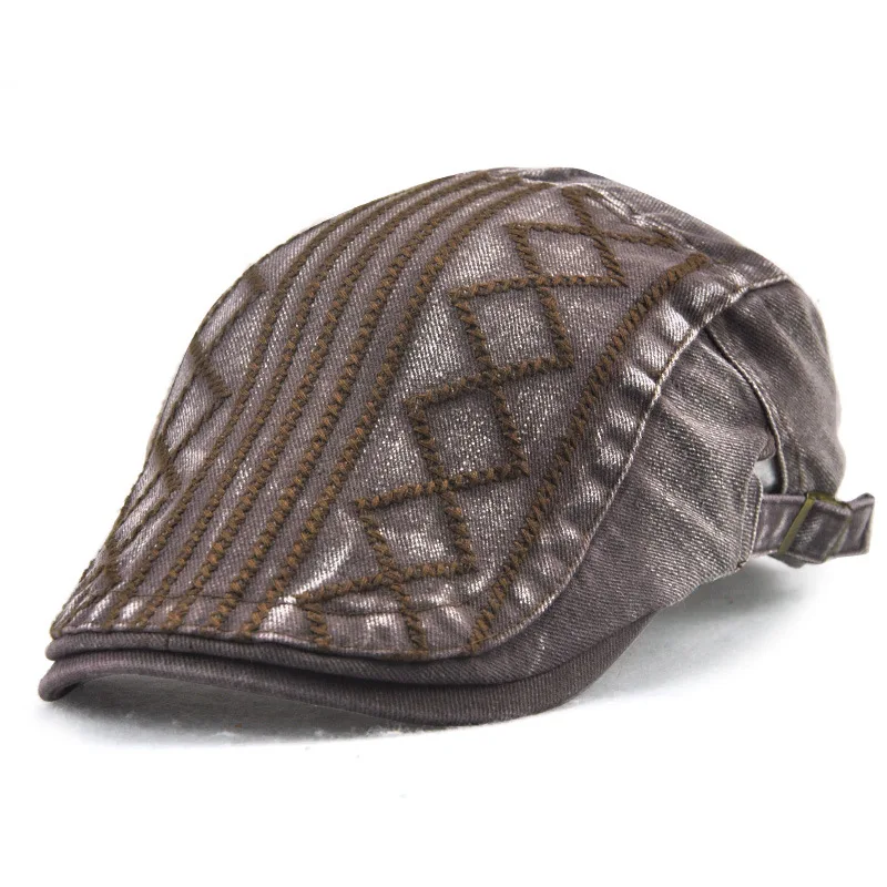 Мужская кепка с козырьком модного стиля берета от бренда [JAMONT], хлопковая кепка с алмазным козырьком, повседневные плоские кепки Горрас в стиле Англии.