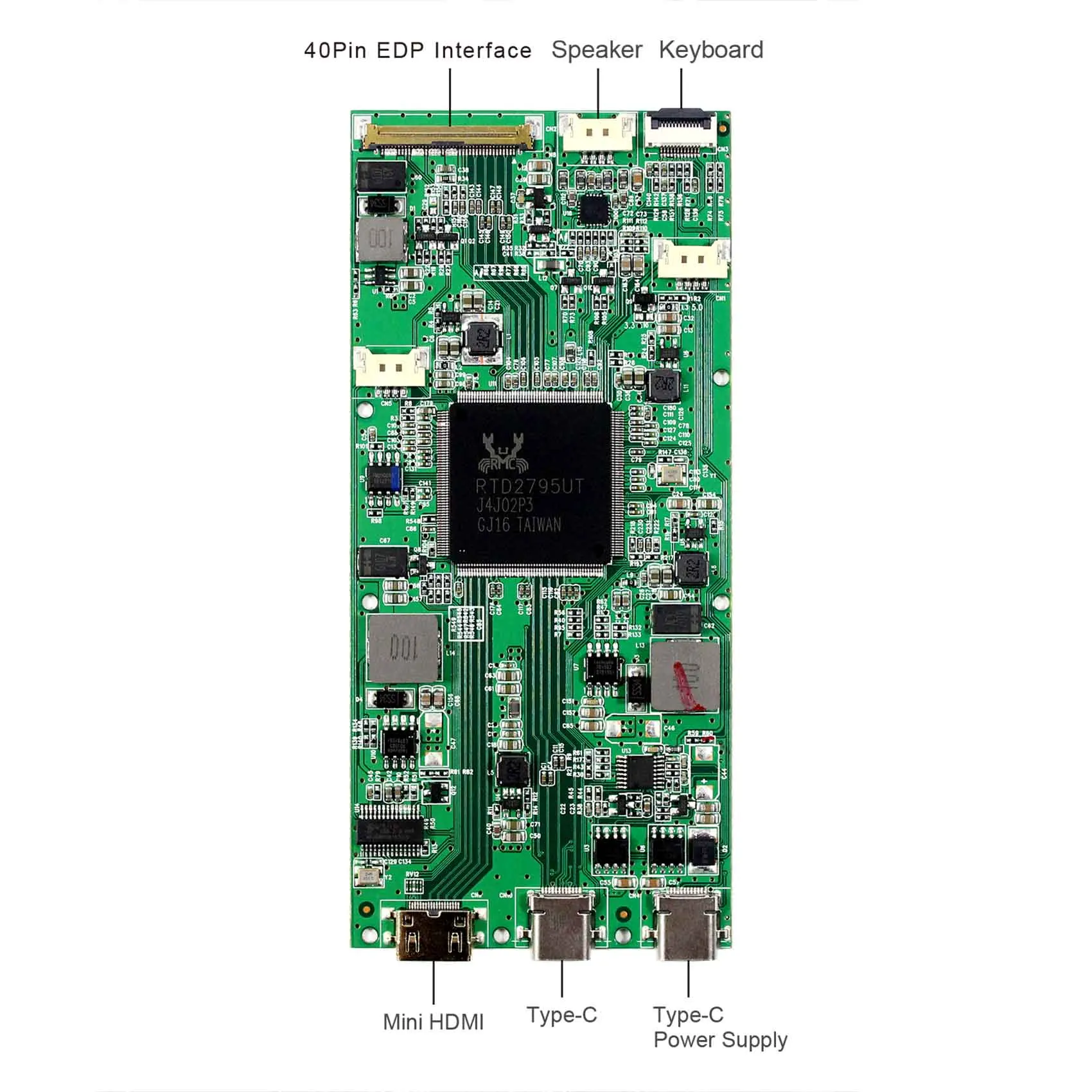 Мини контроллер HDMI Type C ЖК подходит для 15 6 &quot3840x2160 LCD NV156QUM/SPB2/B156ZAN02.3 LQ156D1JW31|Запасные