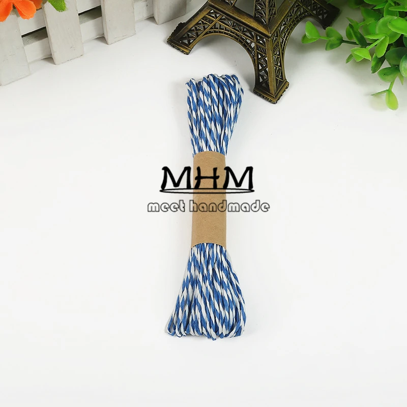 Плетеный шнур из натурального джутового шпагата 2 мм 12 рулонов в упаковке для