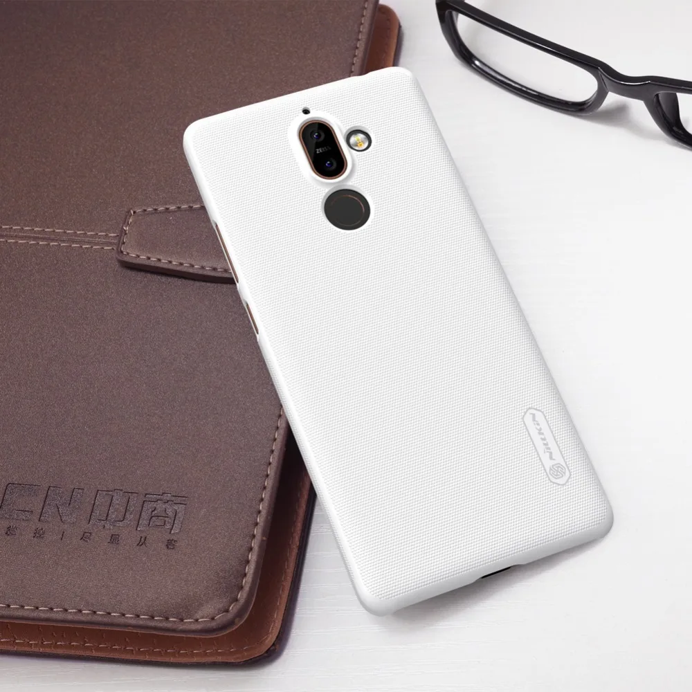 For nokia 7 plus case cover NILLKIN Frosted PC hard back with Gift Phone Holder for 7plus 6.0 inch |