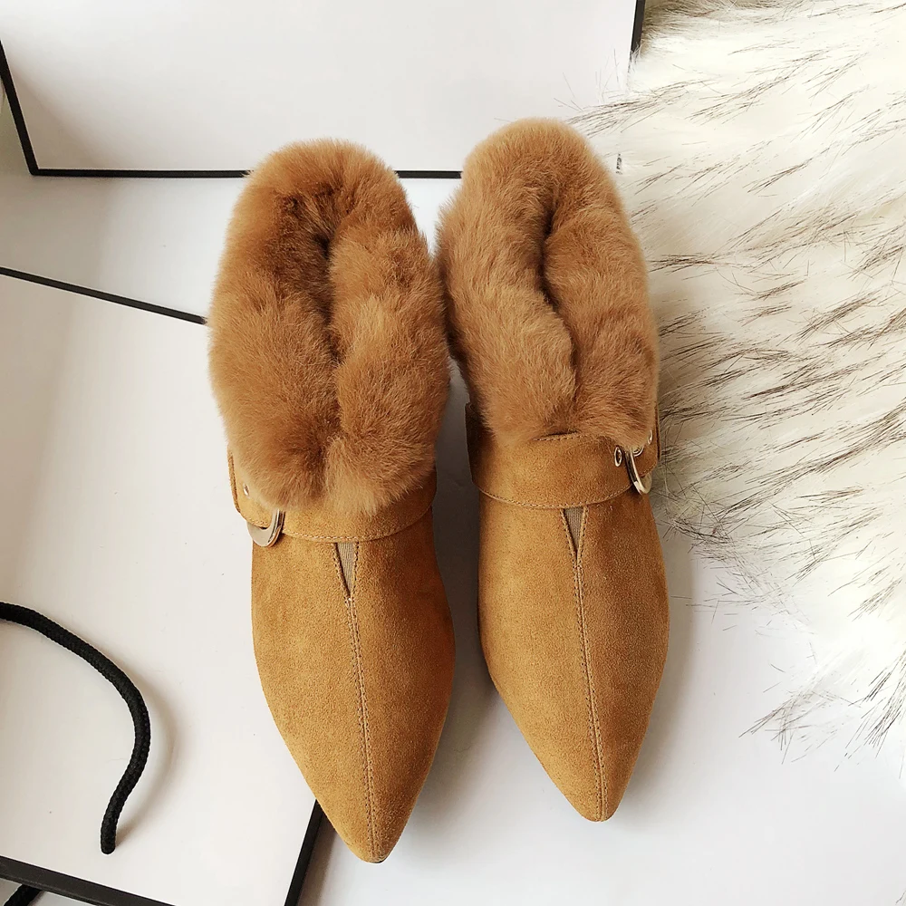 Размера плюс Большие размеры 33 40 женская обувь из натуральной замши Обувь с