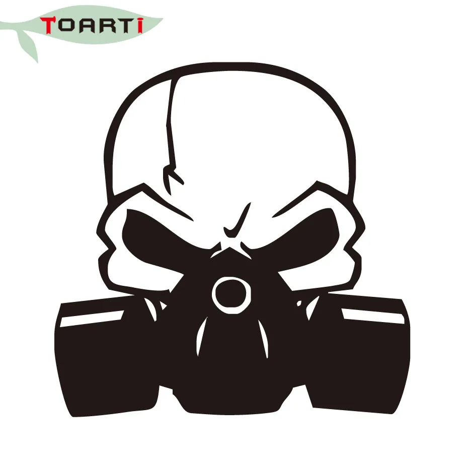 Череп противогаз виниловая наклейка автомобиля Наклейка Высокое качество Diy