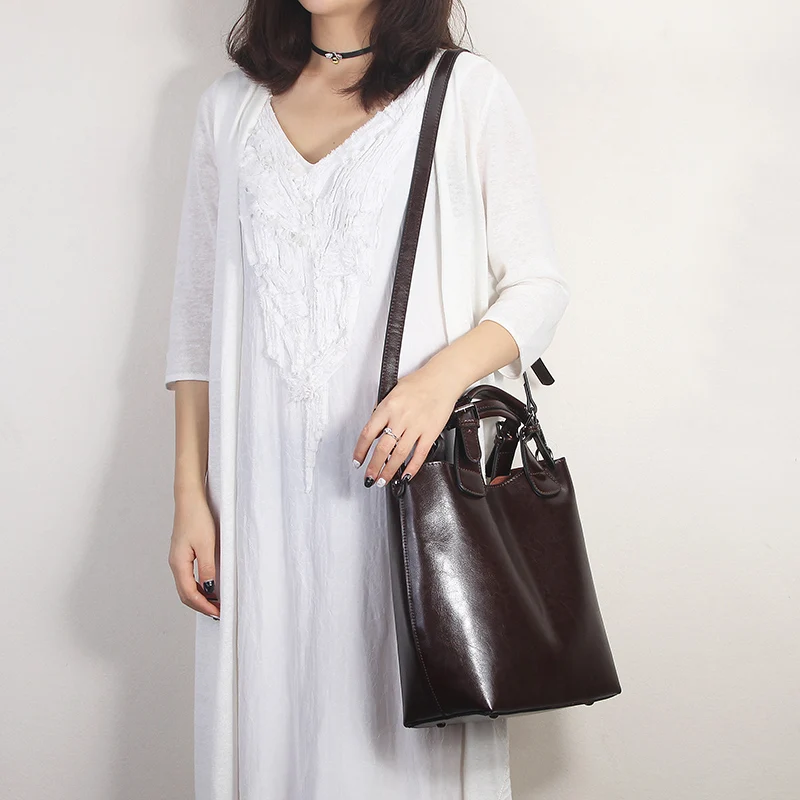 Женская сумка на плечо ZROM из натуральной кожи для отдыха | Багаж и сумки