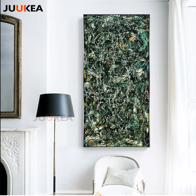 Большой размер современный супер абстрактный полный Fathom Five холст печать постер