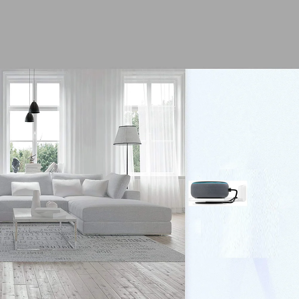 Мини Полочка с настенным креплением аксессуары подставка для Amazon Echo Dot 3 Google Home Google Wi-Fi камера слежения iPhone Xs Max XR