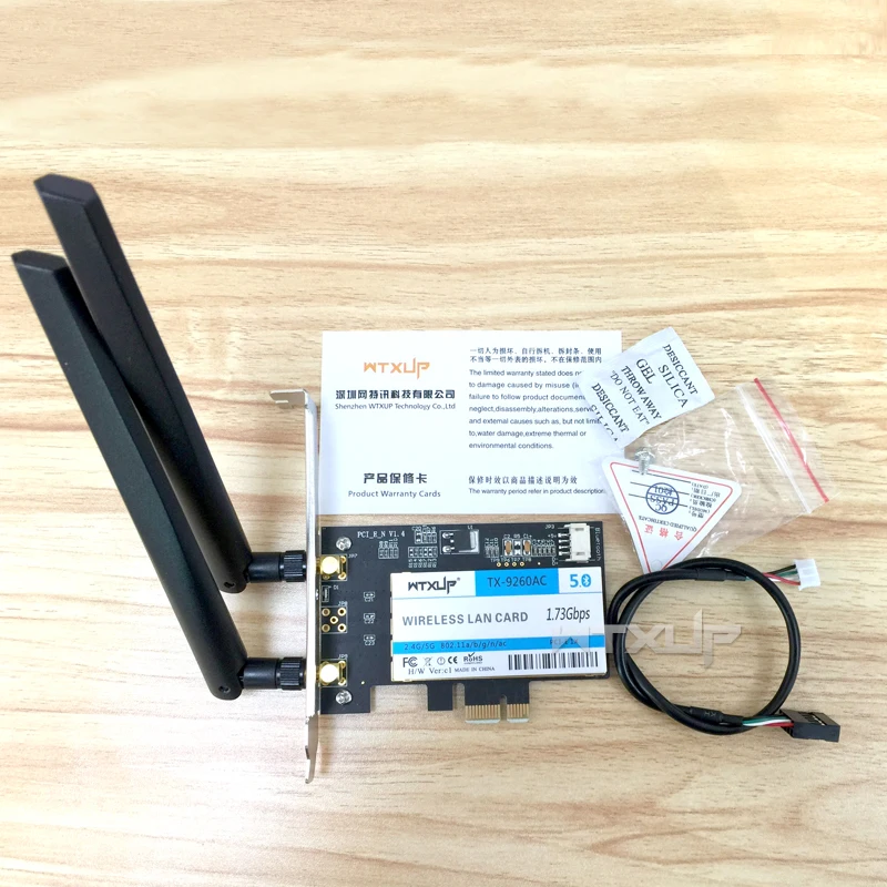 Беспроводной-AC 9260 AC для Intel 9260ac 9260NGW 1730 Мбит/с PCI-e PCIE 1X WiFi адаптер MU-MIMO Bluetooth 5,0 WLAN сетевая карта