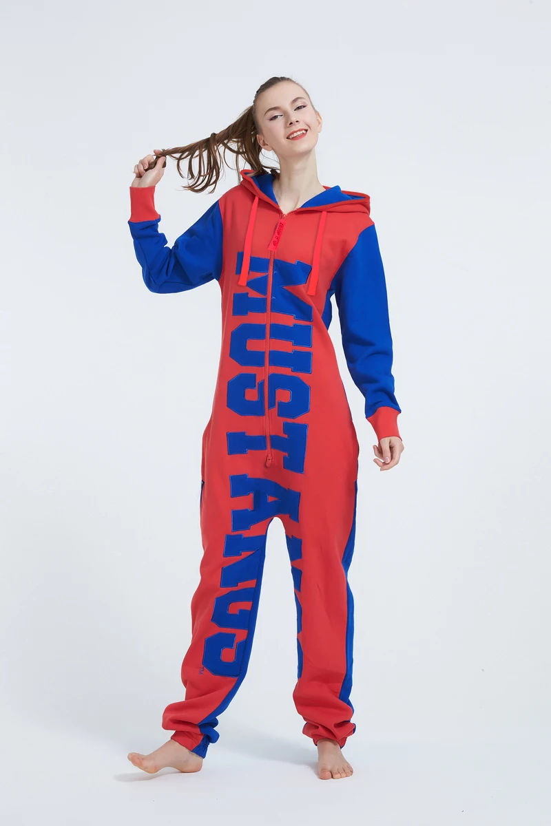 

One Piece Jumpsuit Unisex Playsuit Romper Nordic Way Onezies ZOOOP IT UP Hoodie Fleece