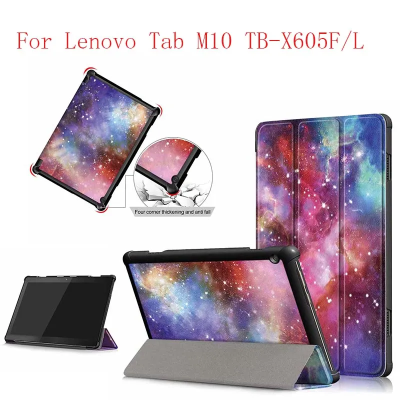 Роскошный чехол из искусственной кожи с магнитом для Lenovo Tab M10 TB X605F планшета 20