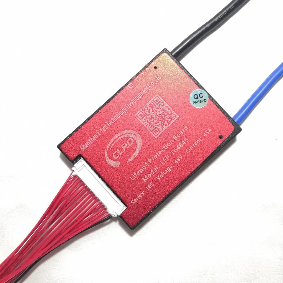 3 2 V cell 16S 48V 20A 30A 40A 50A 60A BMS используется для 48v 10ah 12ah 15ah 20ah lifepo4 батареи с функцией