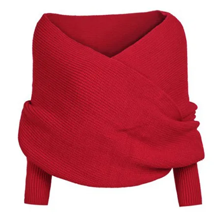 Solid Women Sweaters and Pullovers Thick Coat V Neck Jumper | Женская одежда