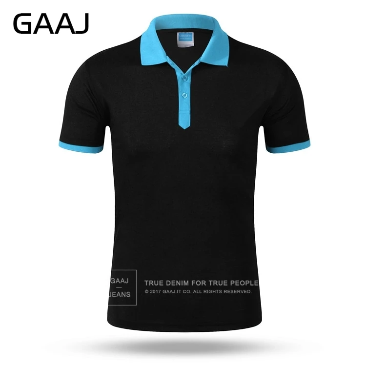 BBlue GAAJ, известный бренд, 10 цветов, 3XL, зеленый, красный, синий, розовый, Мужская рубашка поло, облегающие повседневные рубашки, одежда с коротким рукавом, рубашка 2VB4 - Цвет: BBlue