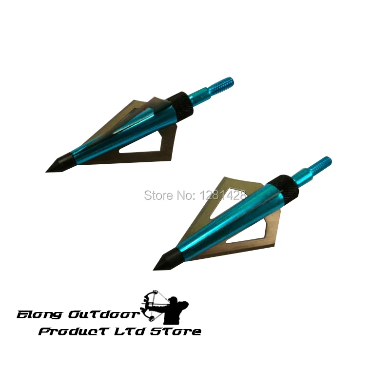 12 шт. голубые 125 зернистые стрелы для стрельбы из углеродного волокна