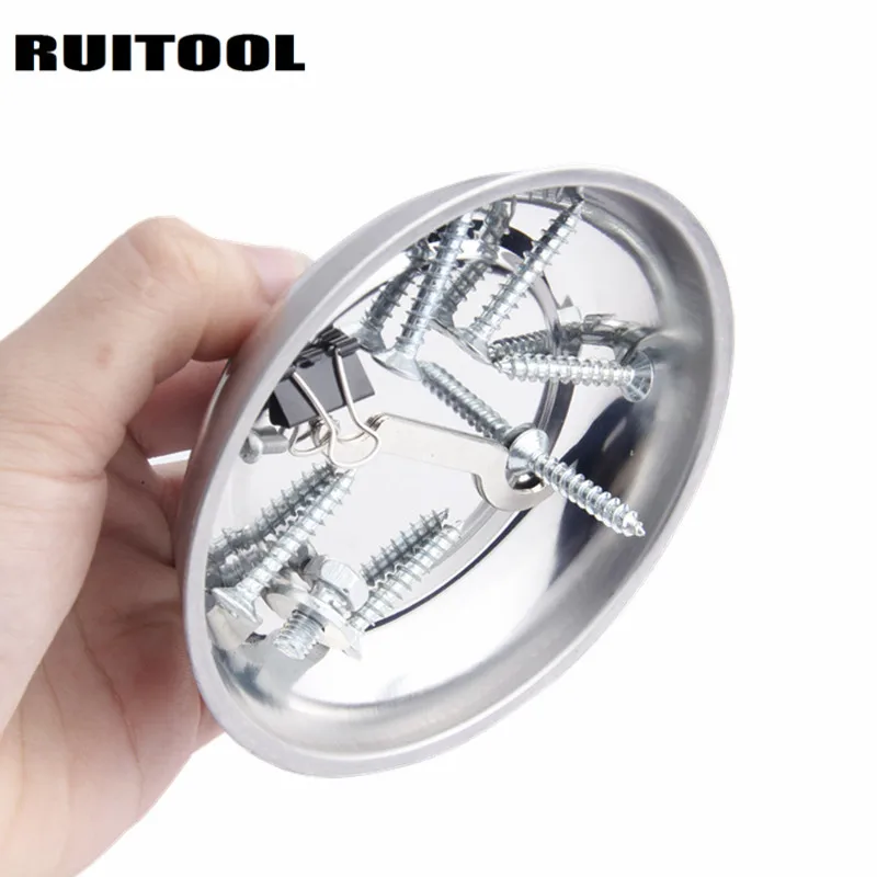 Магнитный Лоток RUITOOL 3 &quot/4&quot/6 &quot круглый лоток для винтов автомобильных деталей
