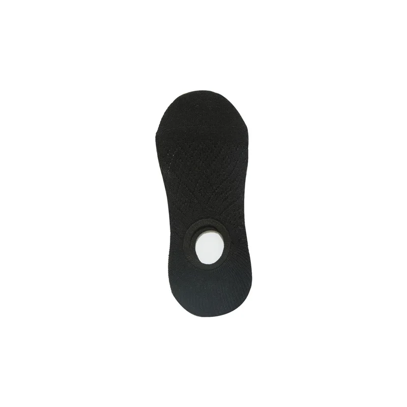 

10 pairs / Bag Socks female spring summer hollow mesh invisible boat socks pure color silicone non-slip shallow mouth socks