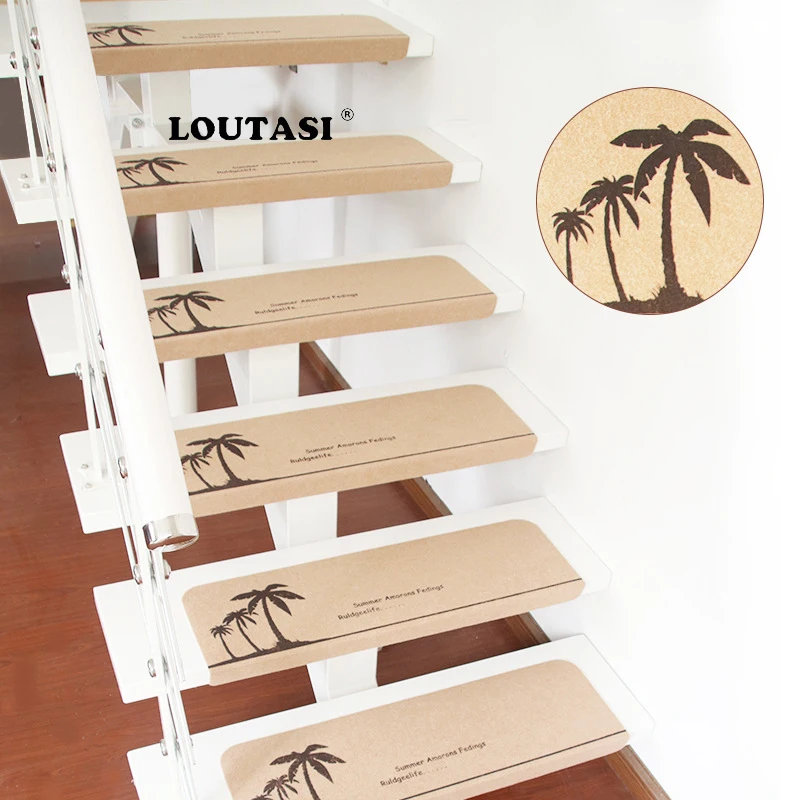 Нескользящие Коврики для лестницы LOUTASI подстилки ступенек защита лестниц от