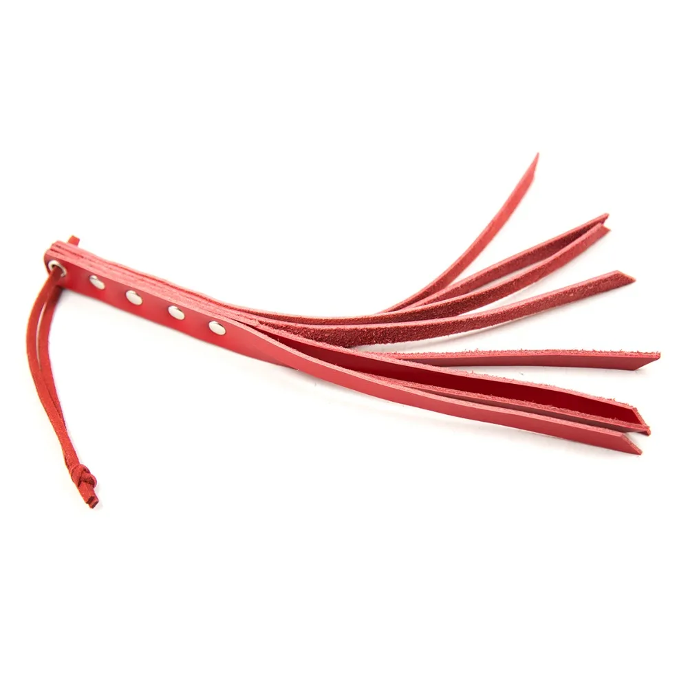 2014 Новинка SM Связывание натуральная кожа кисточка Flogger плетка БДСМ пара взрослые