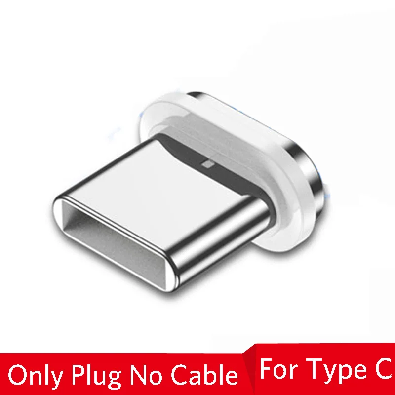 Oppselve светодиодный магнитный usb-кабель, магнитный штекер и кабель USB type C и кабель Micro usb и кабель USB для iPhone XS Max XR X 8 7 6 Plus - Цвет: Only Type C Adapter
