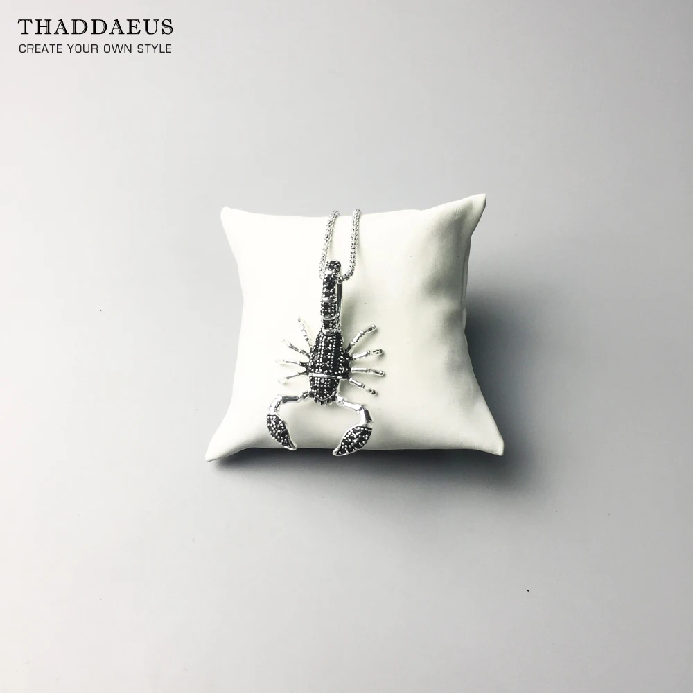 Цепочка с плетением скорпиона ожерелье из стерлингового серебра 925 пробы модные