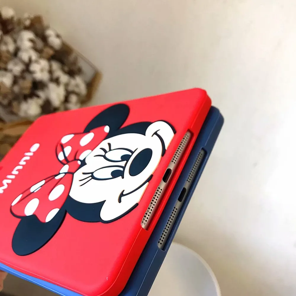Мультяшный Силиконовый противоударный чехол для IPad Mini 1 2 3 4 Стенд чехол для планшета для нового IPad Mini 5 детский безопасный Чехол+ подарок