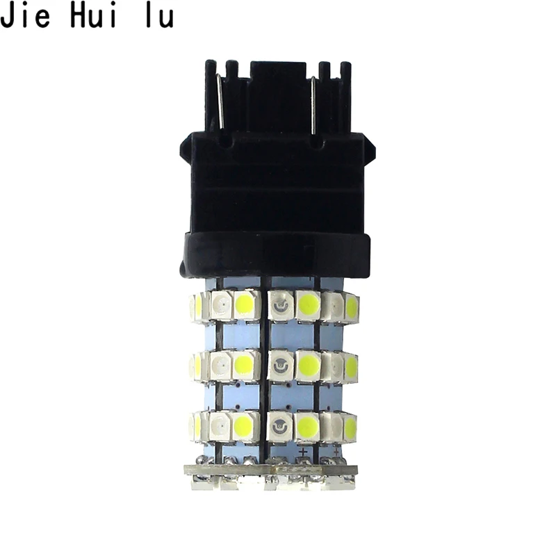 2x двухцветные 3157 7443 1157 3528 высокомощные янтарно белые 60 SMD светодиодные резервные