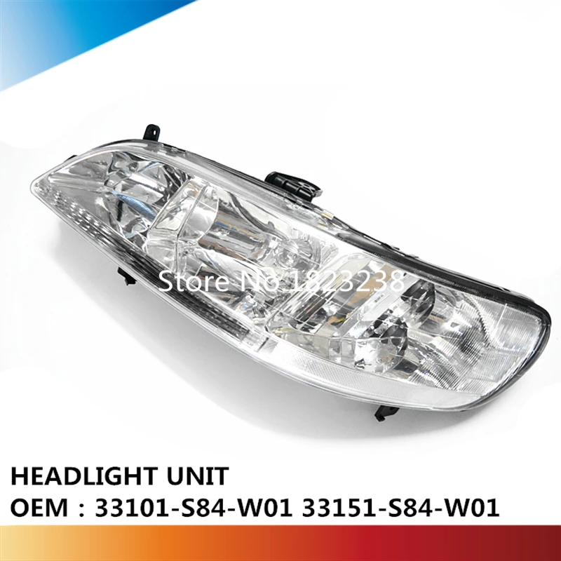 Налобный фонарь OEM: 33101-S84-W01 33151-S84-W01 для honda Accord 1998 1999 2000 2001 2002 | Автомобили и