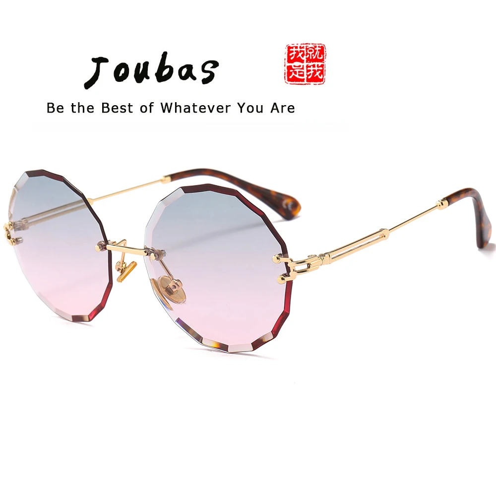 Солнцезащитные очки Joubas круглые Без Оправы для мужчин и женщин 2019 прозрачные