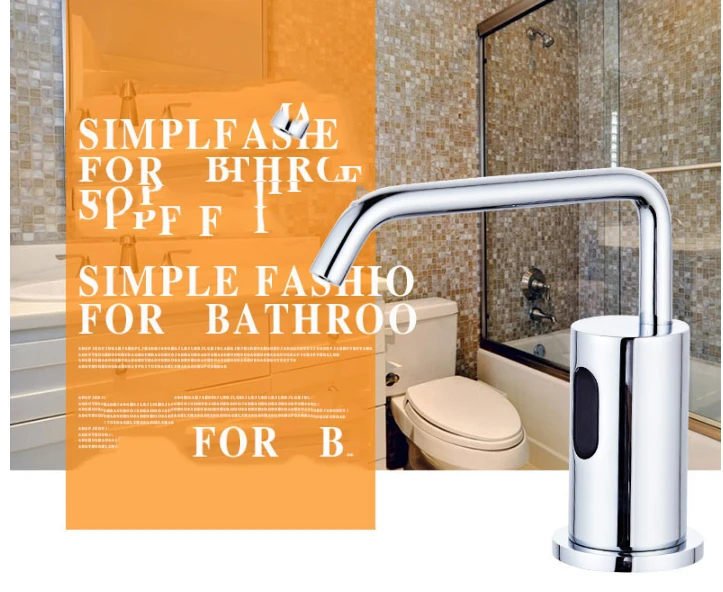 Пенный мыльный стиль полностью автоматический индукционный смеситель