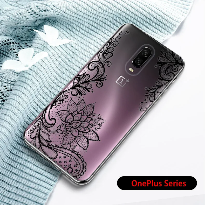 Принципиально Oneplus 7 6 T силиконовый чехол Мягкий ТПУ с рисунком для One Plus Дело Капа