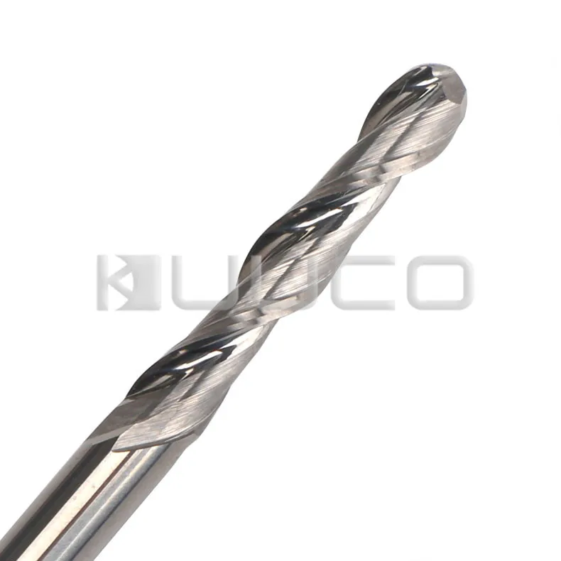 Концевые фрезы с 2 зубьями ЧПУ концевые инструменты для резьбы спиральные