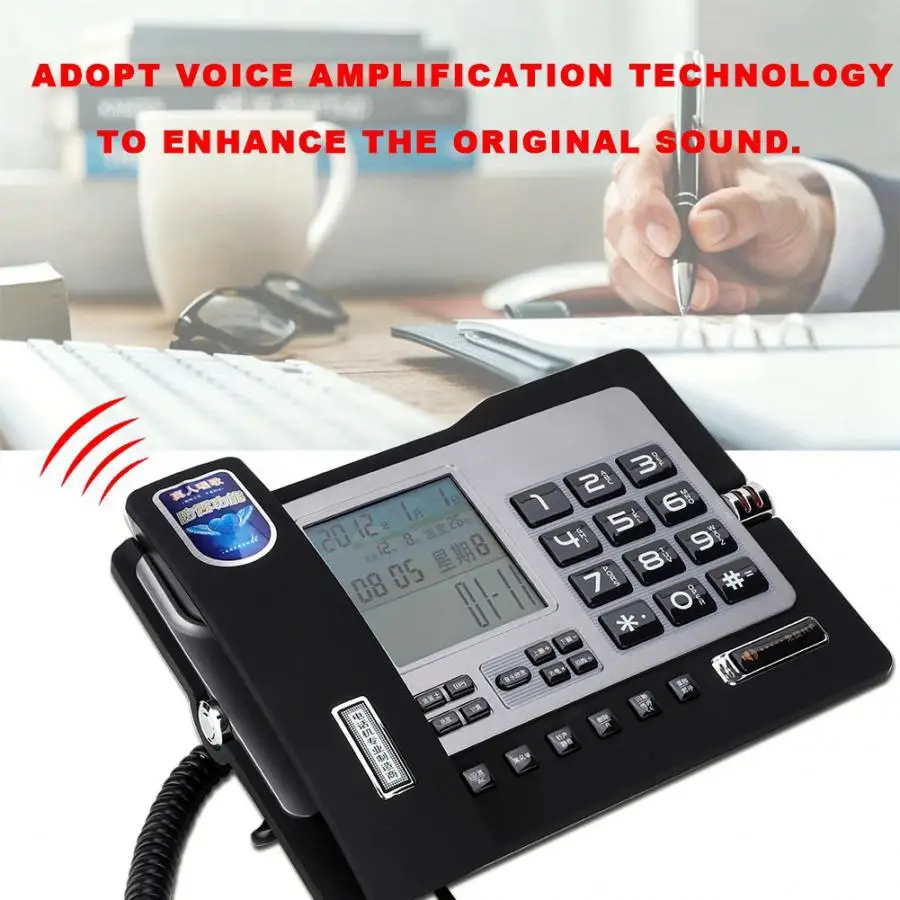 Стационарный телефон G026 музыкальная система FSK/DTMF стационарный настольный