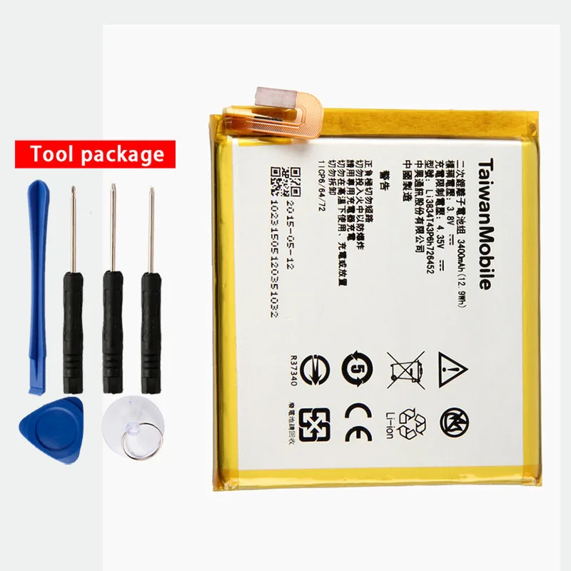 Оригинальный аккумулятор Li3834t43p6h726452 для телефона ZTE MTC Smart Run 4G Blade V2 Lite A450 3400